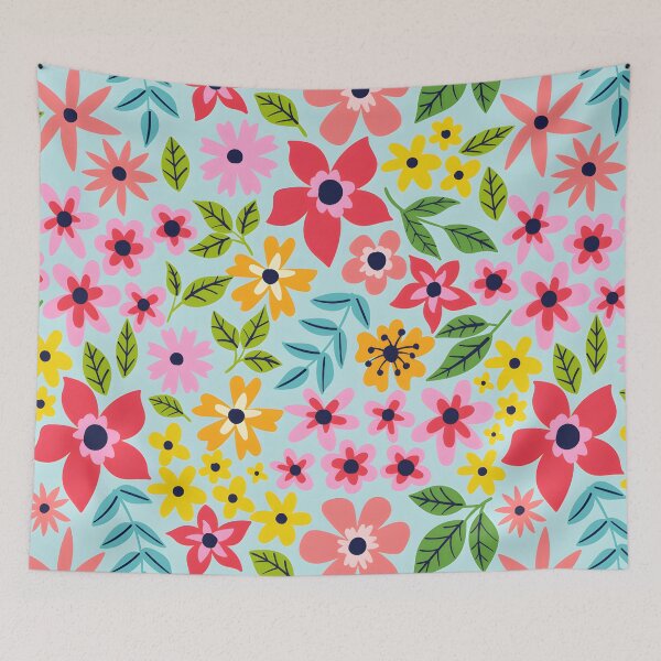 Item preview, Hand-Drawn Floral Pattern - Elegant Botanical Illustration Design - 1 by Vinaan Studio. designed and sold by Vivaan Studio.