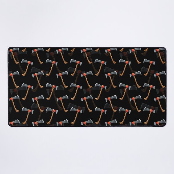 Item preview, Black Background Axe Pattern Design  designed and sold by PatternTitan.
