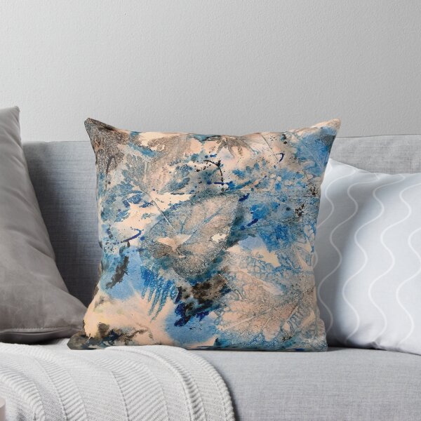Item preview, Black and blue leaves designed and sold by ThePaintStation.