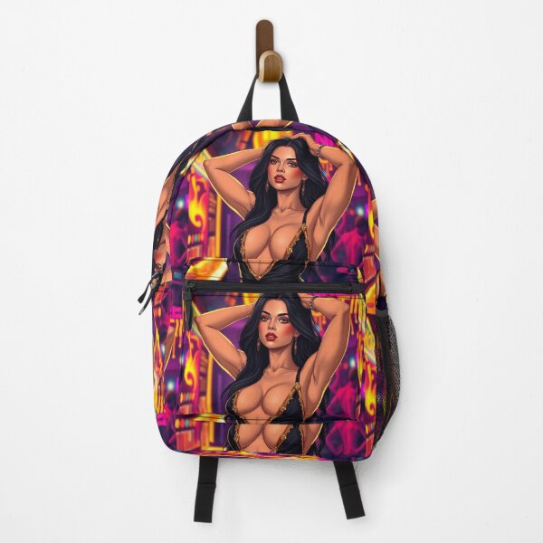 Item preview, Cool trendy Sexy Hot Girl out at a  Night Club Clubbing Neon Glam illustration designed and sold by Vintage Designs +.