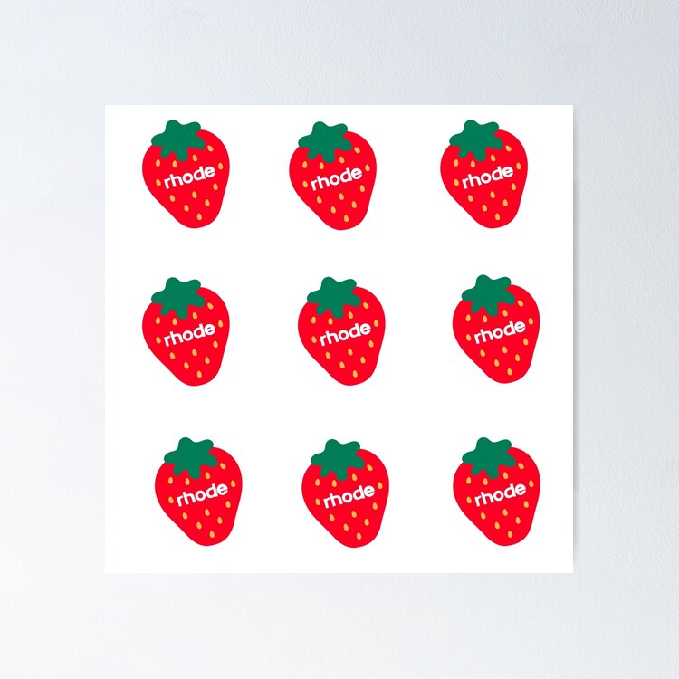 strawberries set Sticker
