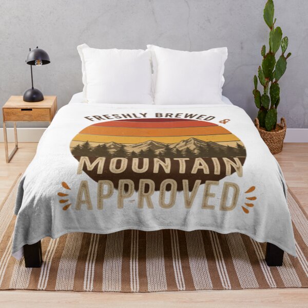 Item preview, Freshly Brewed & Mountain Approved designed and sold by FitEnvy.