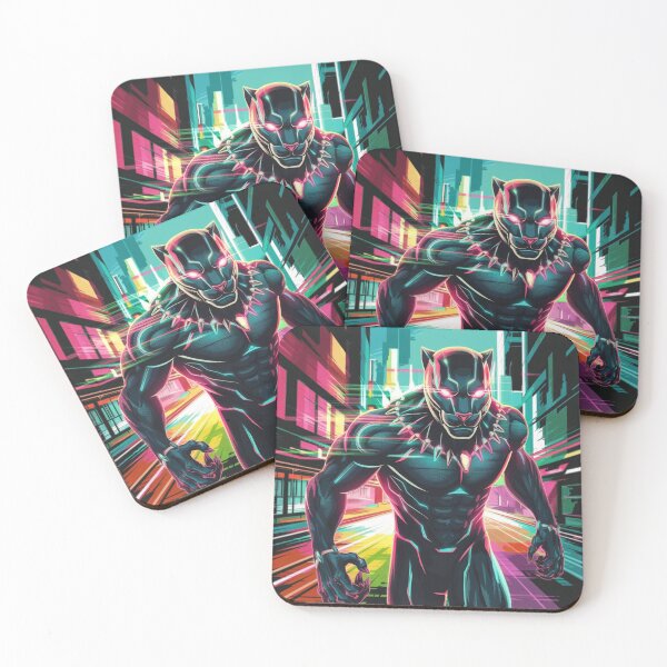 Item preview, Neon Panther-Man designed and sold by Mystic Wild Studio.