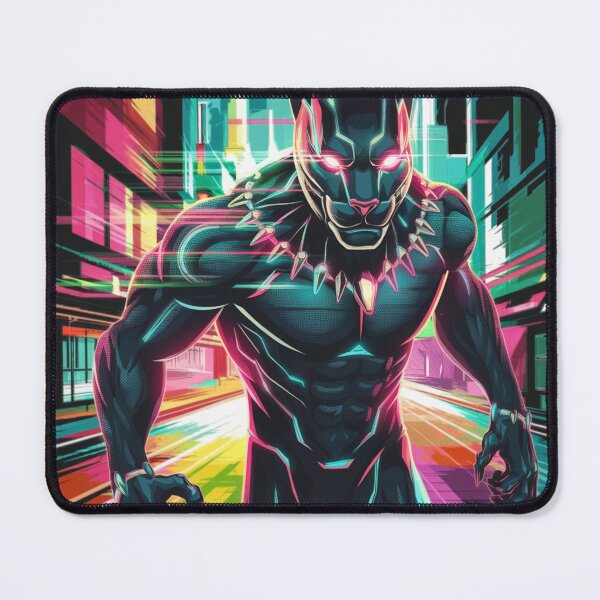 Item preview, Neon Panther-Man designed and sold by Mystic Wild Studio.