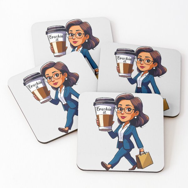 Item preview, Crushin' it - with giant cup of coffee designed and sold by Cancelpalooza.