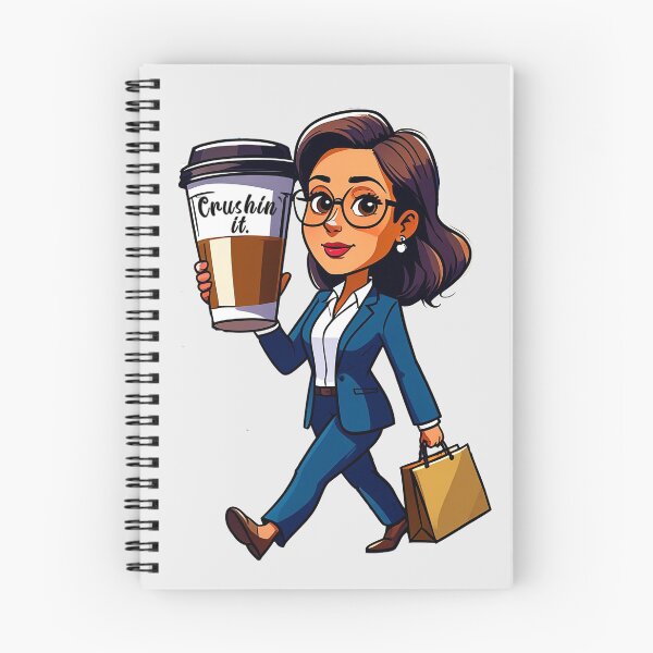 Item preview, Crushin' it - with giant cup of coffee designed and sold by Cancelpalooza.