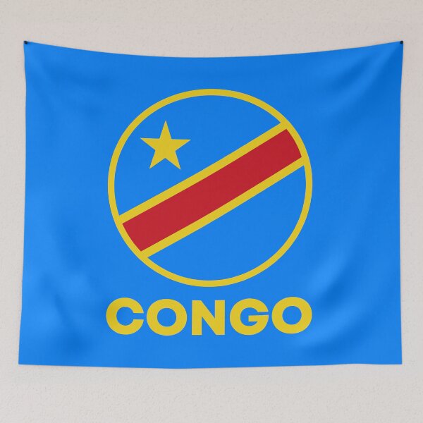 Item preview, Congo yellow flag designed and sold by Wolagno.