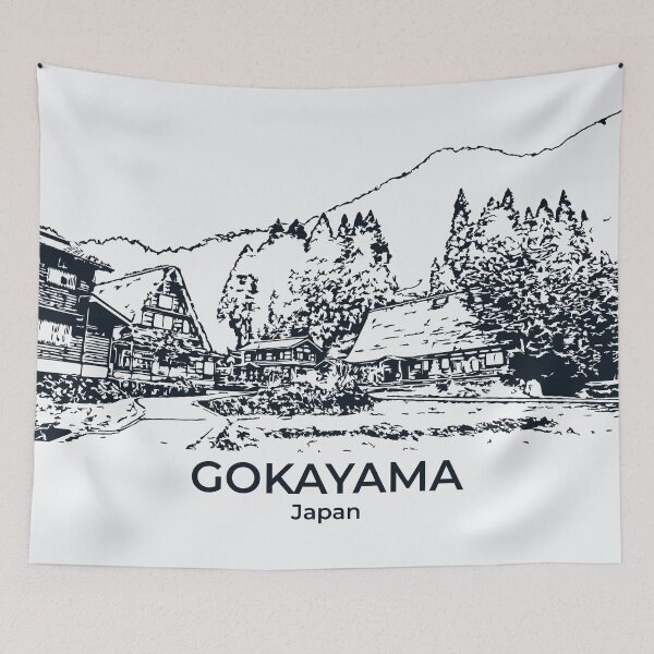 Item preview, Gokayama - Japan designed and sold by Lakeric Cityscapes.