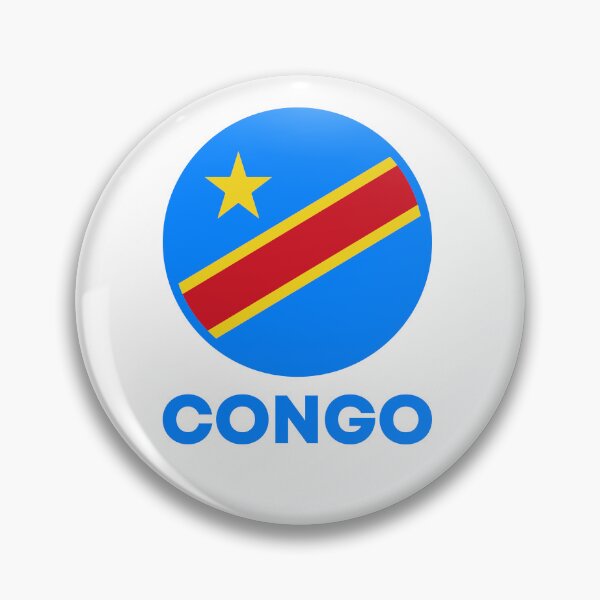 Item preview, Congo blue flag designed and sold by Wolagno.