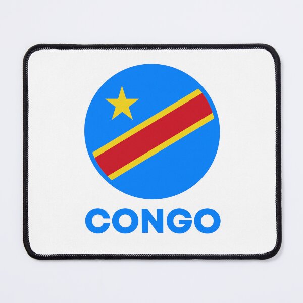 Item preview, Congo blue flag designed and sold by Wolagno.