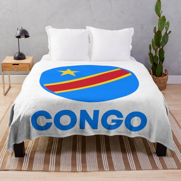 Item preview, Congo blue flag designed and sold by Wolagno.