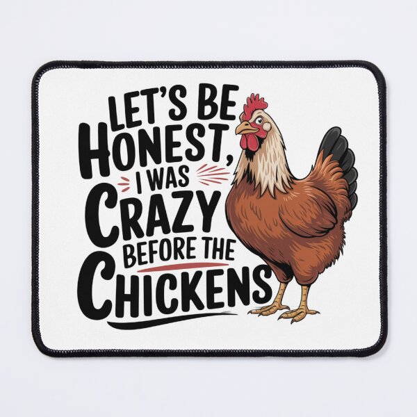 Item preview, let's be honest i was crazy before the chickens designed and sold by FeelCreations.