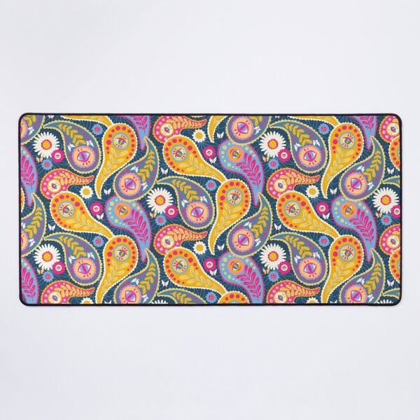 Item preview, Bold and Colorful Paisley Eyes designed and sold by latheandquill.