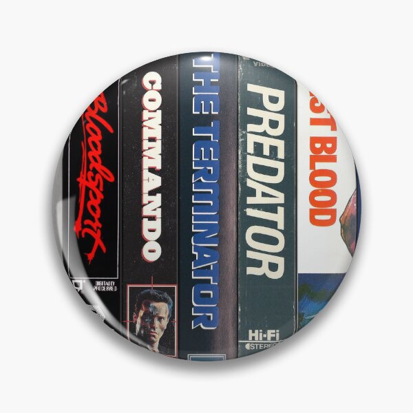 Item preview, 80s Action Movies - Vintage VHS Spines designed and sold by Mr Mustard Prints.
