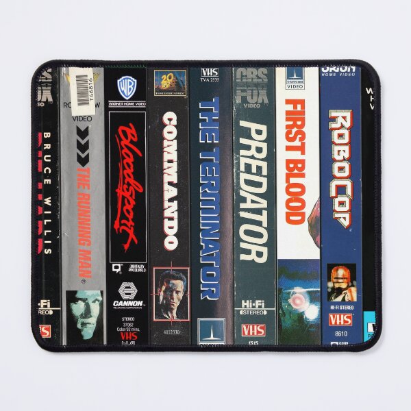 Item preview, 80s Action Movies - Vintage VHS Spines designed and sold by Mr Mustard Prints.