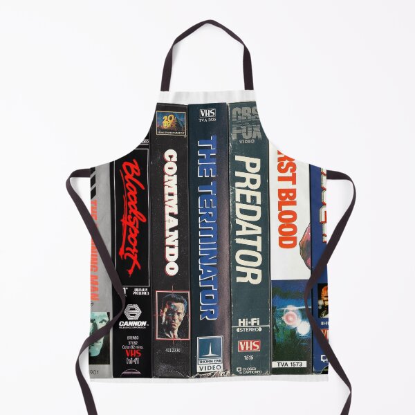 Item preview, 80s Action Movies - Vintage VHS Spines designed and sold by Mr Mustard Prints.