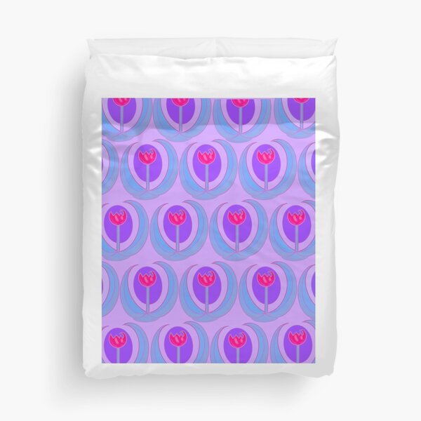 Item preview, Pink tulip pattern designed and sold by Joyride Art and Design UK.