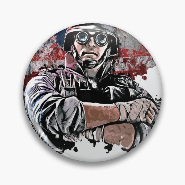 Item preview, Six Siege Operator Thermite Poster | Unique Gaming Art designed and sold by traxim.