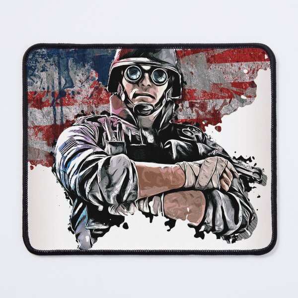 Item preview, Six Siege Operator Thermite Poster | Unique Gaming Art designed and sold by traxim.