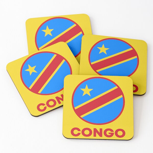 Item preview, Congo red flag designed and sold by Wolagno.