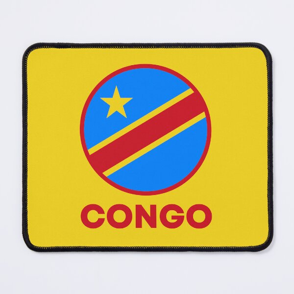 Item preview, Congo red flag designed and sold by Wolagno.