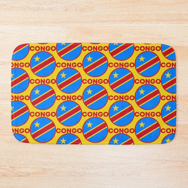 Item preview, Congo red flag designed and sold by Wolagno.
