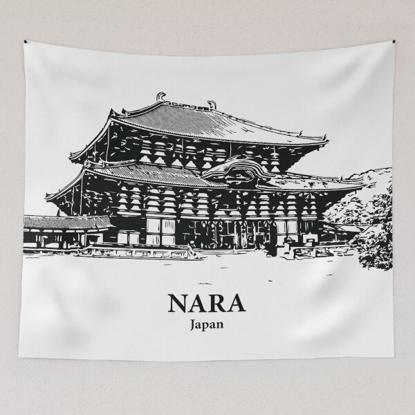 Item preview, Nara - Japan designed and sold by Lakeric Cityscapes.