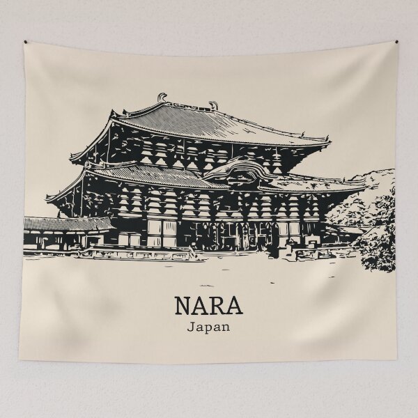 Item preview, Nara - Japan designed and sold by Lakeric Cityscapes.