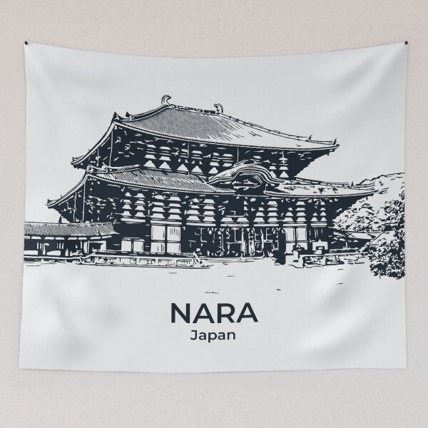 Item preview, Nara - Japan designed and sold by Lakeric Cityscapes.