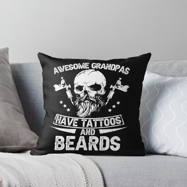 Item preview, Mens Awesome Grandpas Have Tattoos and Beards Shirt designed and sold by StreetArtPro.