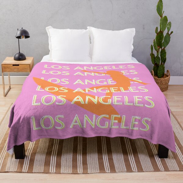 Item preview, Los Angeles Travel Art, California, Travel Art, Surf Lovers, Pink designed and sold by Magic Love Art Print.