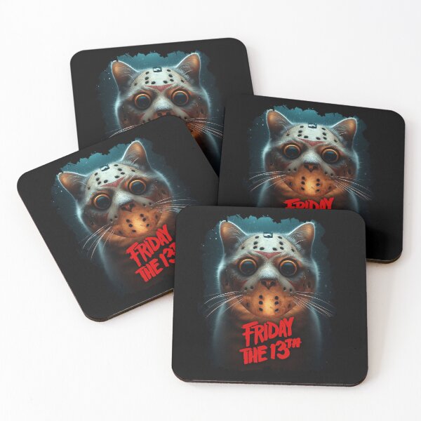 Item preview, Jason Cat Horror Classic Friday 13th  designed and sold by CreepyBonfire.