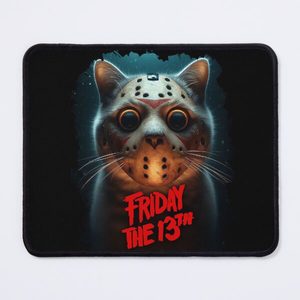 Item preview, Jason Cat Horror Classic Friday 13th  designed and sold by CreepyBonfire.