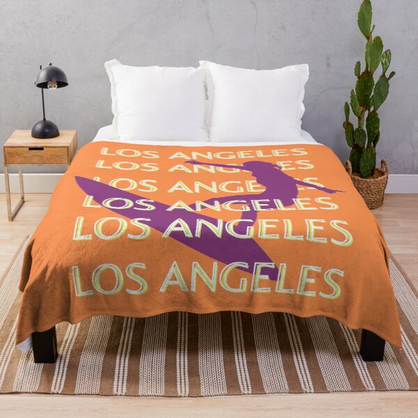Item preview, Los Angeles Travel Art, California, Travel Art, Surf Lovers, Orange designed and sold by Magic Love Art Print.