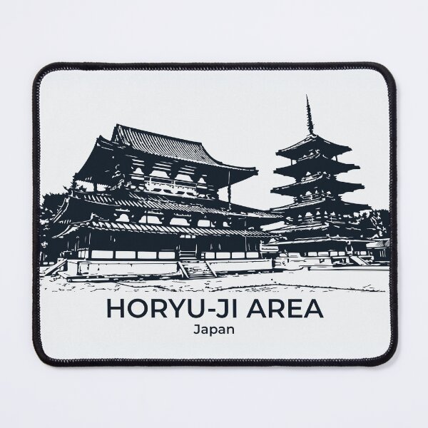 Item preview, Horyu-ji Area - Japan designed and sold by Lakeric Cityscapes.