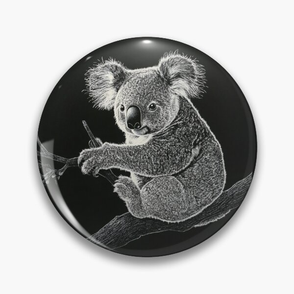 Item preview, Koala on a dark background designed and sold by SkyBridgePRJ.