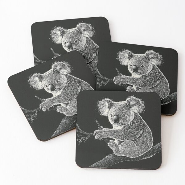 Item preview, Koala on a dark background designed and sold by SkyBridgePRJ.