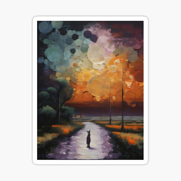 sundown in Distopia Sticker