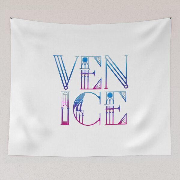 Item preview, Venice Typography – Stylish Venice Design with Architectural Elements designed and sold by pod24.