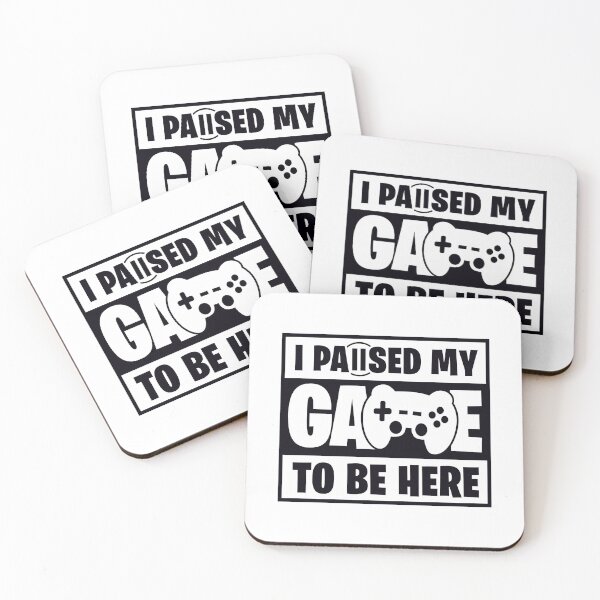 Item preview, I Paused My Game - Funny Gamer Saying designed and sold by Kubala Designs.