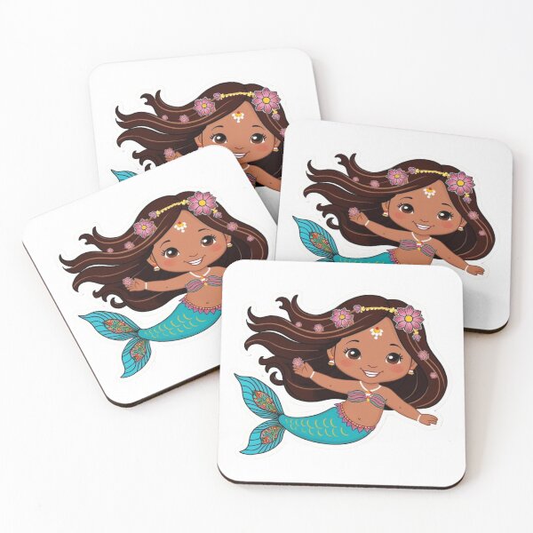 Item preview, Kawaii Cartoon indian inspired Mermaid designed and sold by hannah01789.