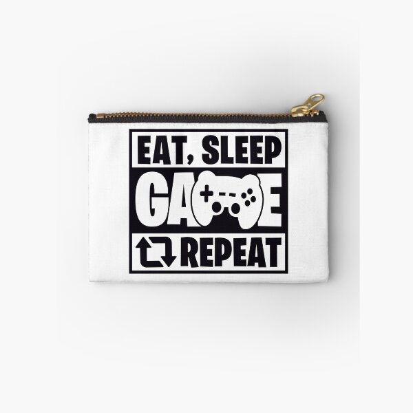 Item preview, Eat Sleep Game Repeat Funny Gamer Saying designed and sold by Kubala Designs.