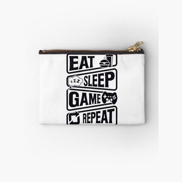 Item preview, Eat Sleep Game Repeat Funny Gamer Saying designed and sold by Kubala Designs.