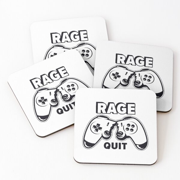 Item preview, Rage Quit Funny Gamer Saying designed and sold by Kubala Designs.