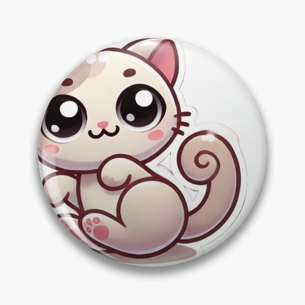 Item preview, Adorable Chibi Cat Sticker designed and sold by SugarPix Designs.