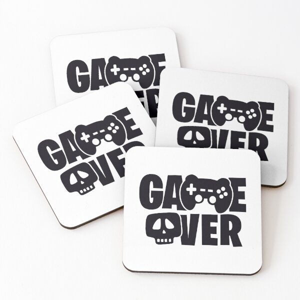 Item preview, Game Over Funny Gamer Saying designed and sold by Kubala Designs.