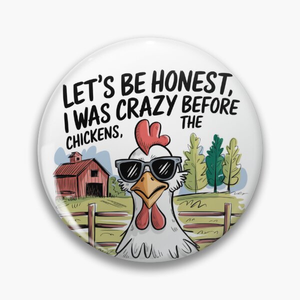 Item preview, let's be honest i was crazy before the chickens designed and sold by FeelCreations.