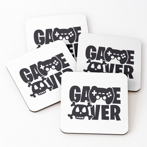 Item preview, Game Over Funny Gamer Saying designed and sold by Kubala Designs.