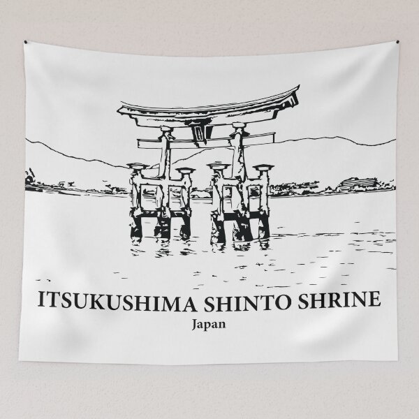 Item preview, Itsukushima Shinto Shrine - Japan designed and sold by Lakeric Cityscapes.