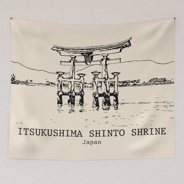 Item preview, Itsukushima Shinto Shrine - Japan designed and sold by Lakeric Cityscapes.